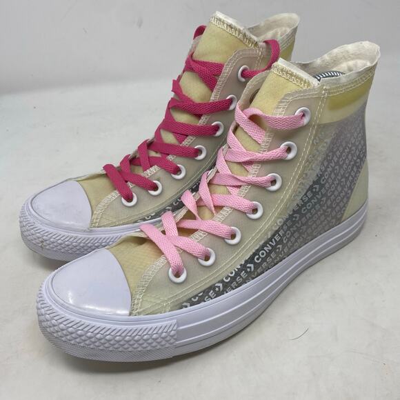 Converse Chuck Taylor Translucent All Star Logo Womens Shoes Size 7 - Picture 1 of 8